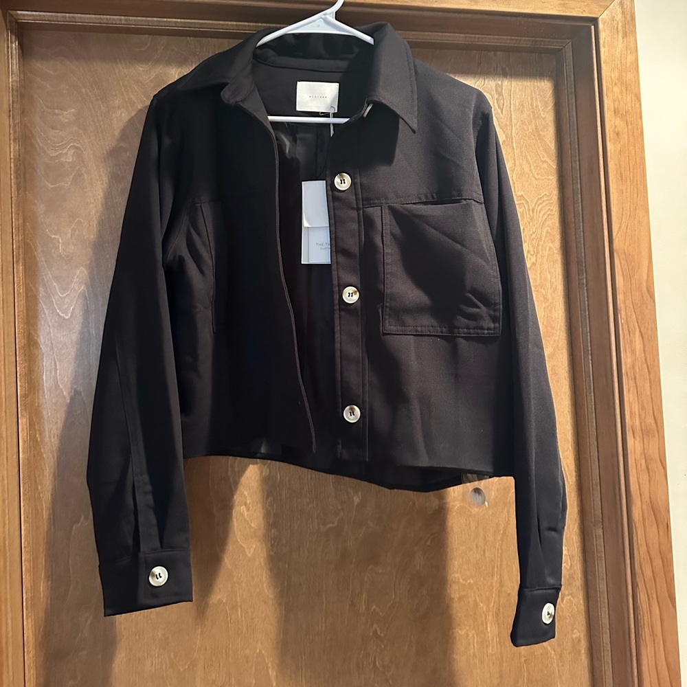ALL:ROW cropped collared jacket